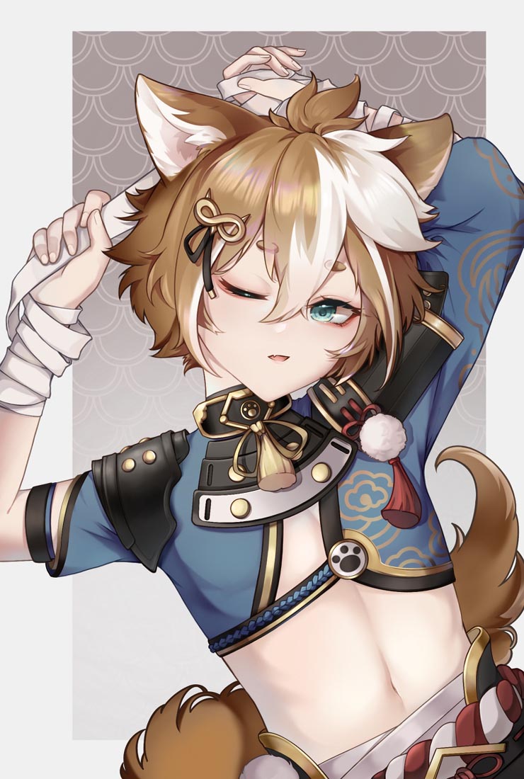 二次元游戏插画#午安原神【211123】