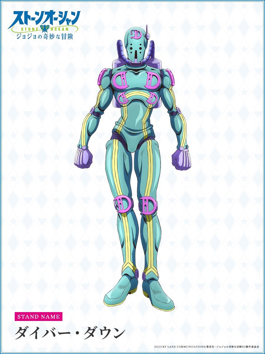 TV动画《JOJO的奇妙冒险：石之海》替身官方设定图公开