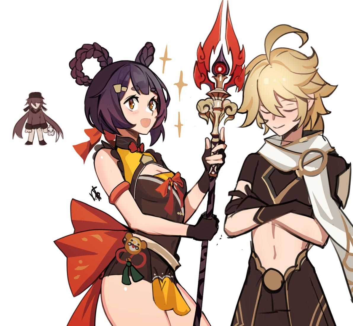 二次元插图#Xman晚安原神【211118】