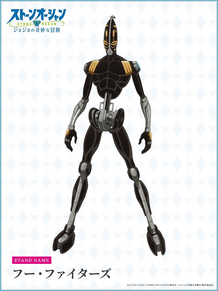 TV动画《JOJO的奇妙冒险：石之海》替身官方设定图公开