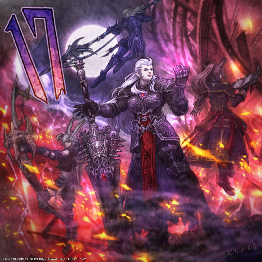 《最终幻想14：晓月之终焉》上线倒计时官方插画