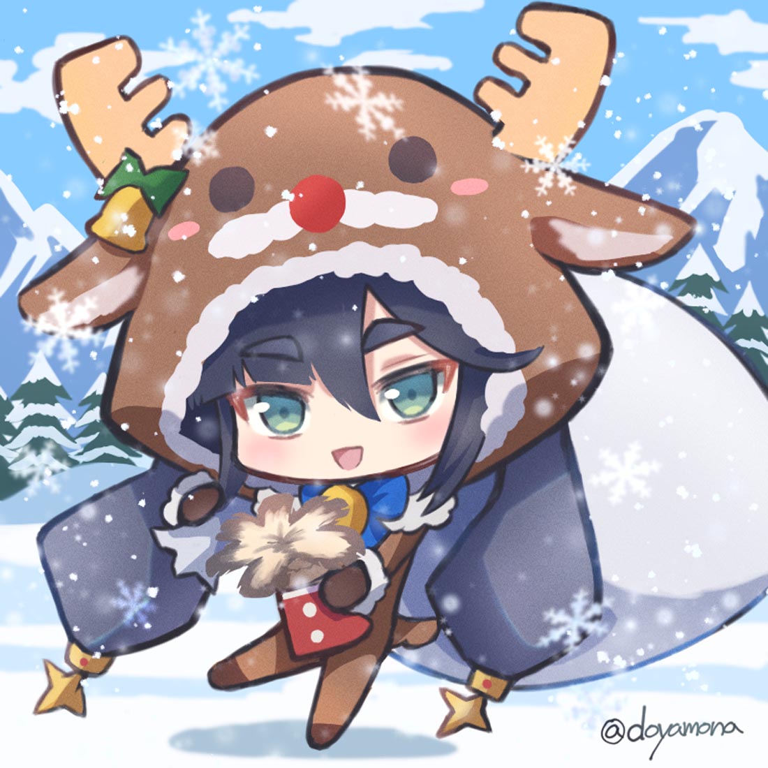 原神同人图精选#晚安【220103】