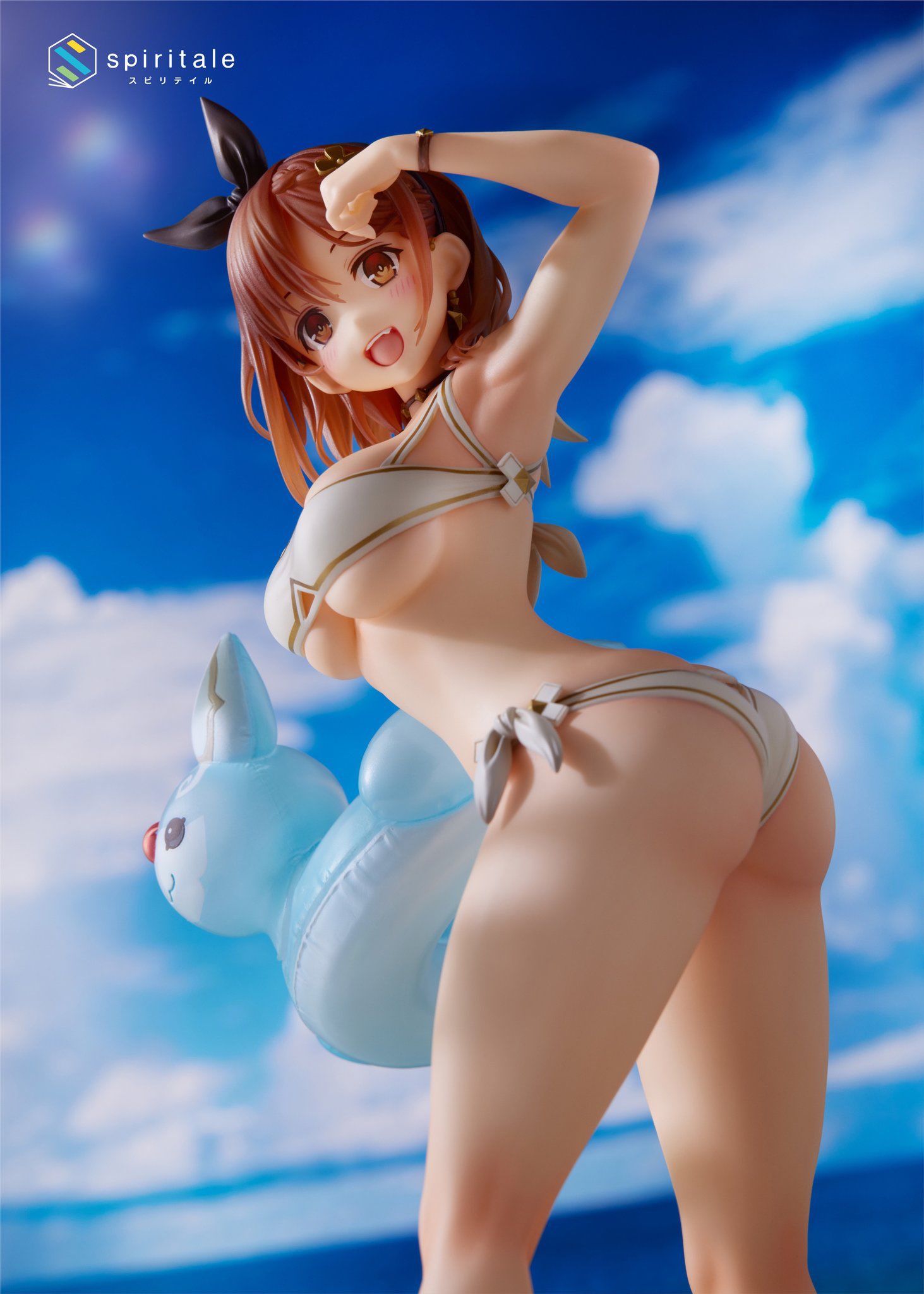 手办模型：《莱莎的炼金工房2》莱莎 白色泳装Ver.  彩色原型公开