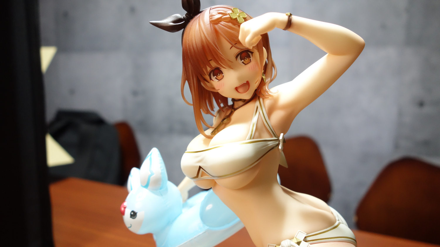 手办模型：《莱莎的炼金工房2》莱莎 白色泳装Ver.  彩色原型公开