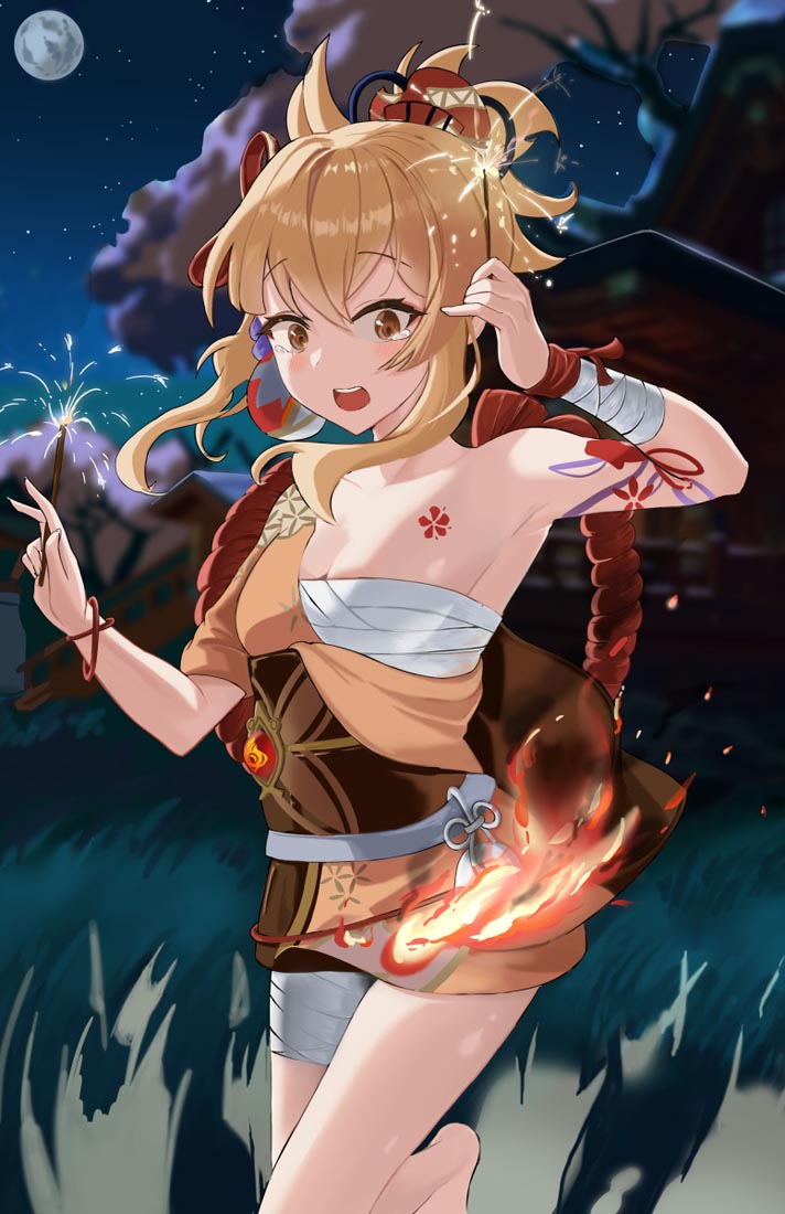 Xman动漫插画#晚安原神【211218】