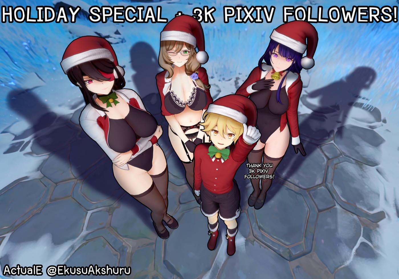 原神同人图精选#午安【220103】