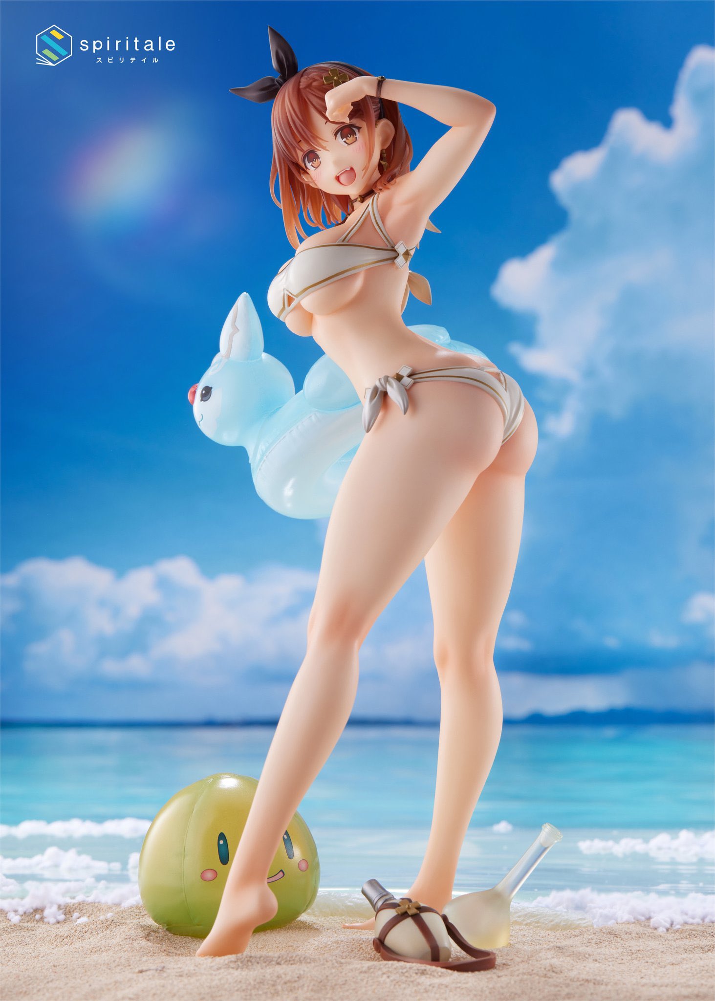 手办模型：《莱莎的炼金工房2》莱莎 白色泳装Ver.  彩色原型公开