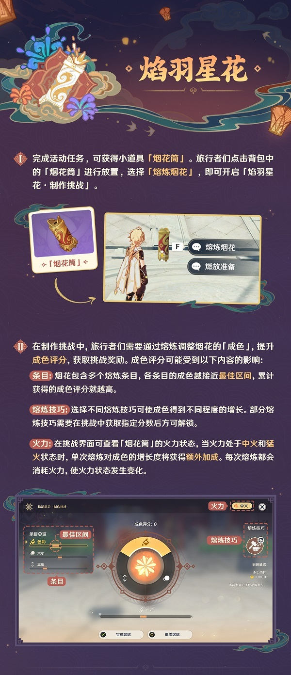 原神2.4:海灯节活动「飞彩镌流年」玩法说明与奖励一览插图2 原神2.4:海灯节活动「飞彩镌流年」玩法说明与奖励一览