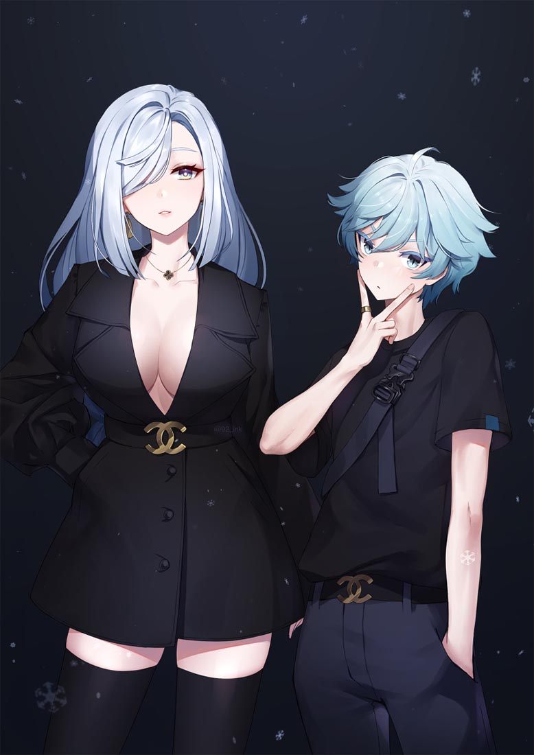 原神同人图精选#早！【220123】