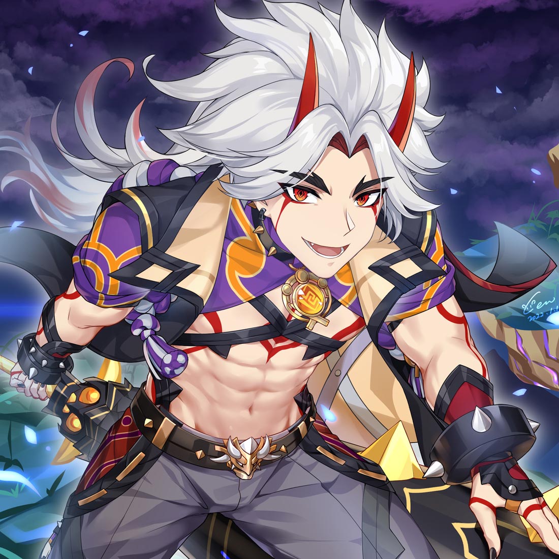 同人图精选#午安原神【220205】