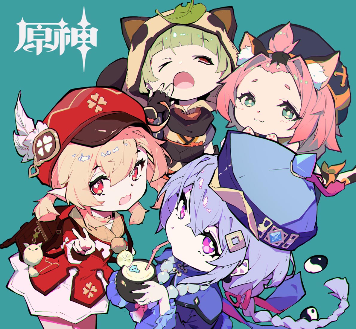 P站原神插画#午安【220128】