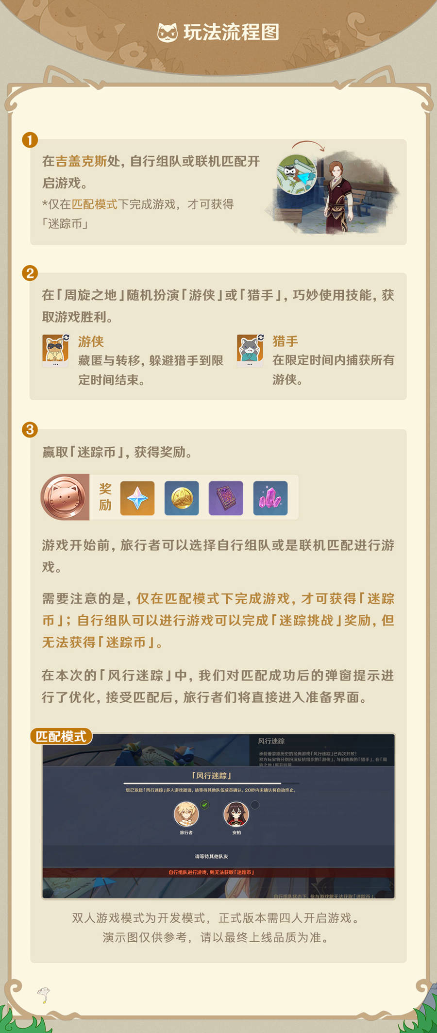 原神2.4：躲猫猫活动「风行迷踪」玩法说明