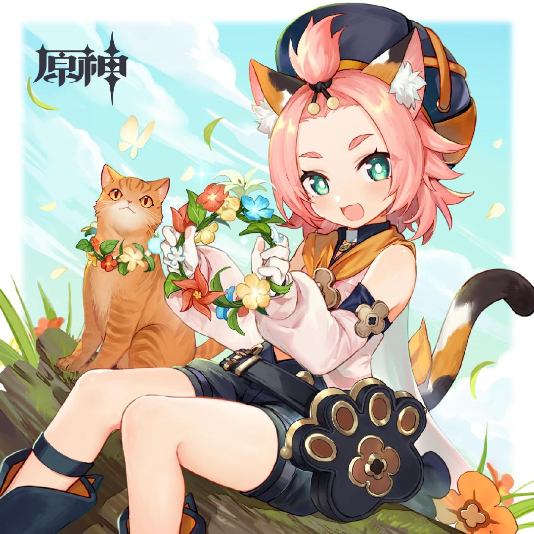 原神：“迪奥娜”生日快乐 官方贺图