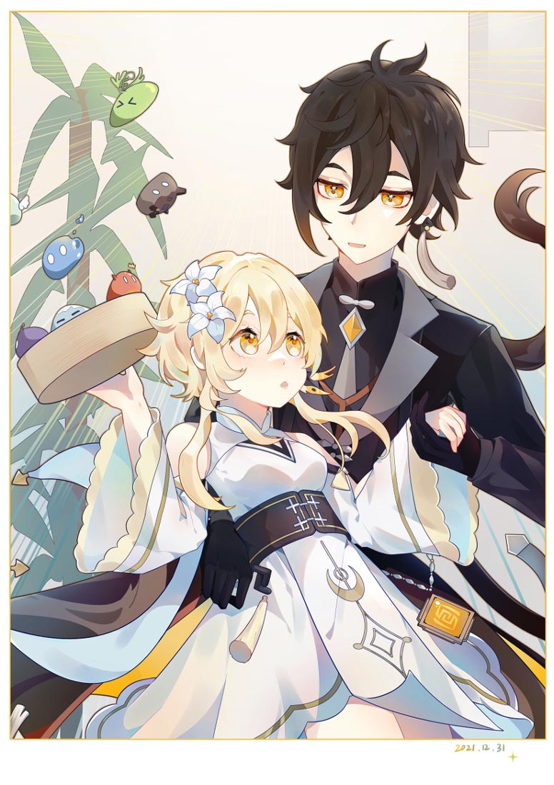 P站原神插画更新#午安【220127】