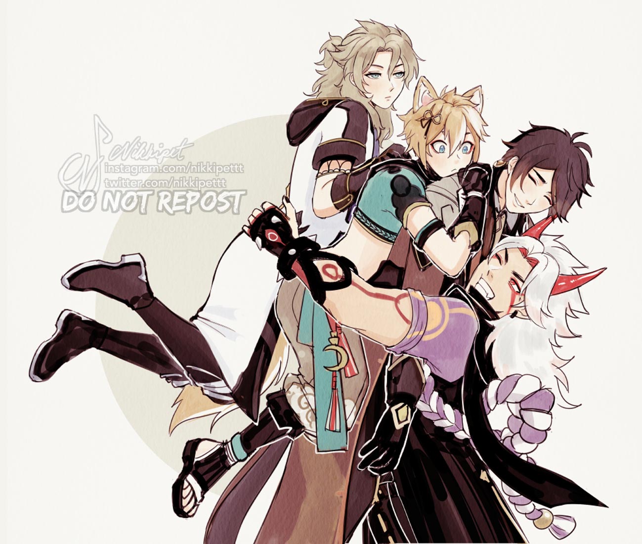 P站原神插画#早安【220128】