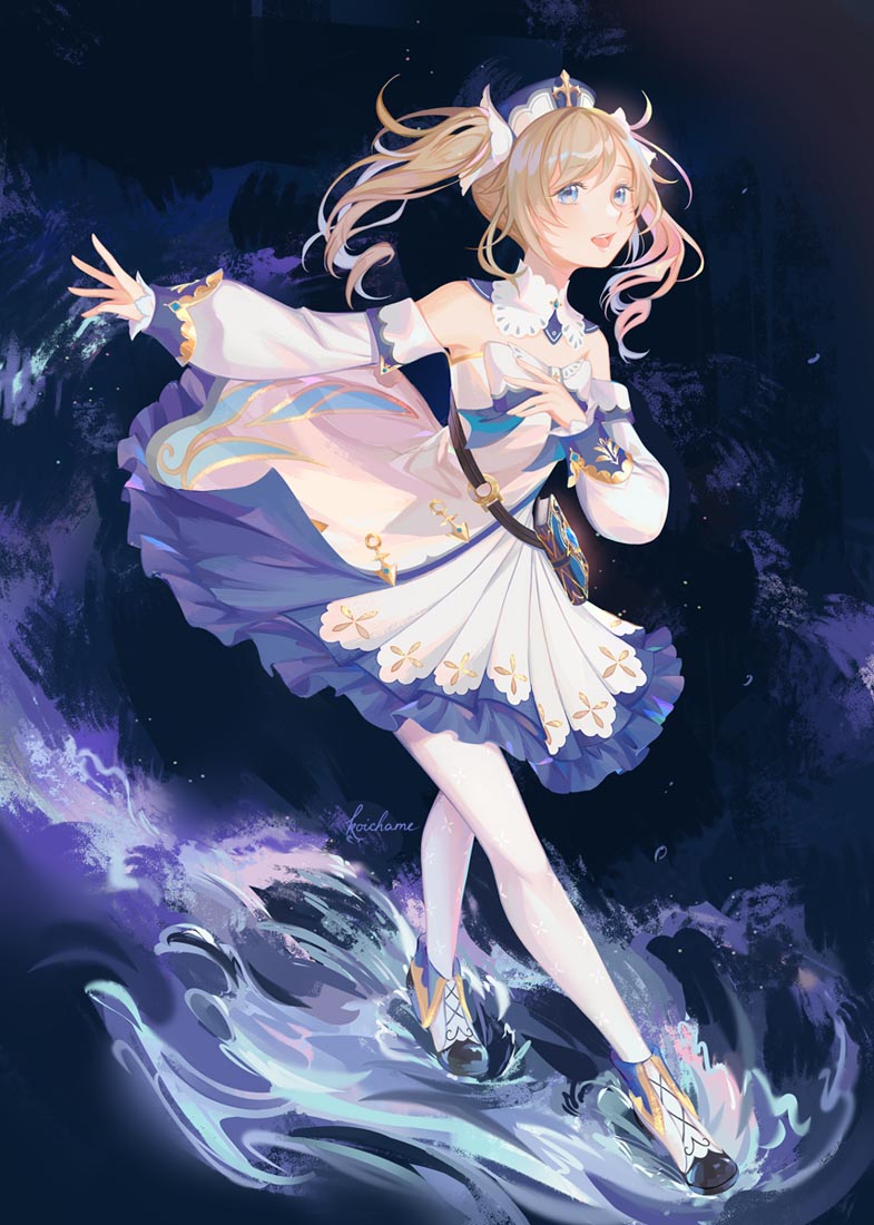 P站原神插画#早安【220128】