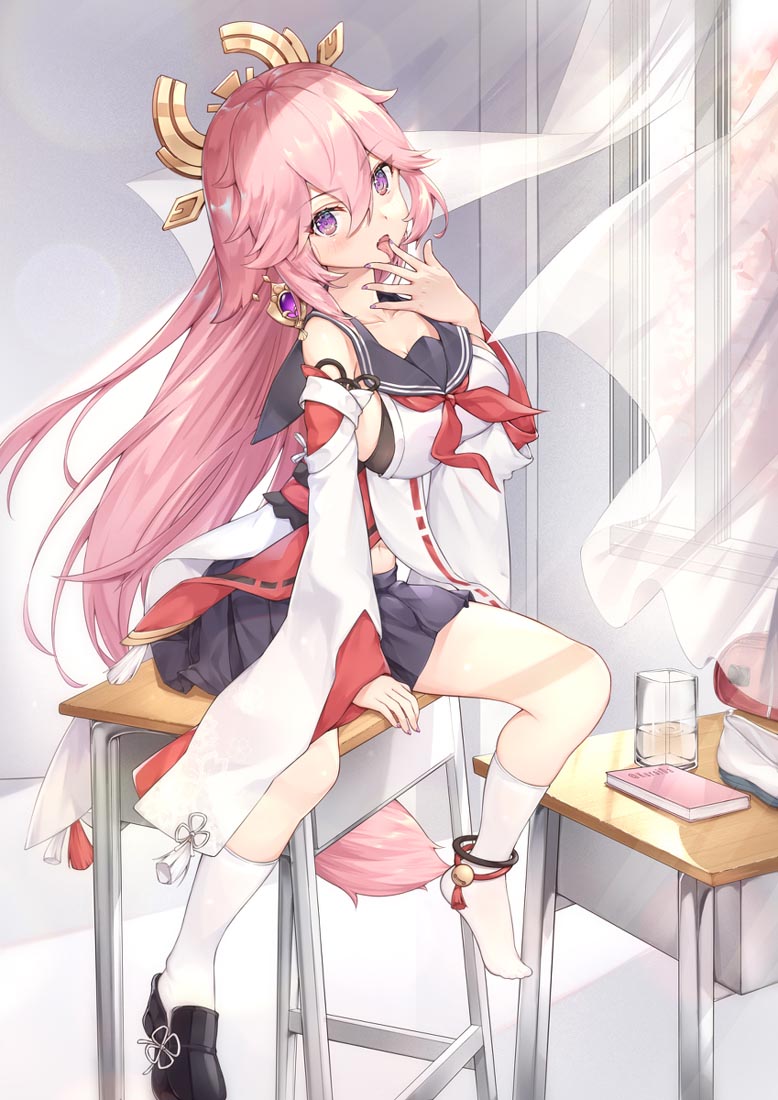 P站原神插画#午安【220128】