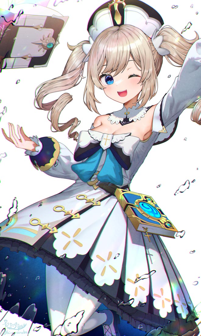 插画美图#午安原神【220217】