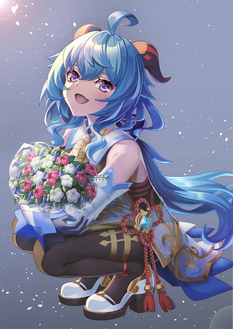 插画美图#午安原神【220217】