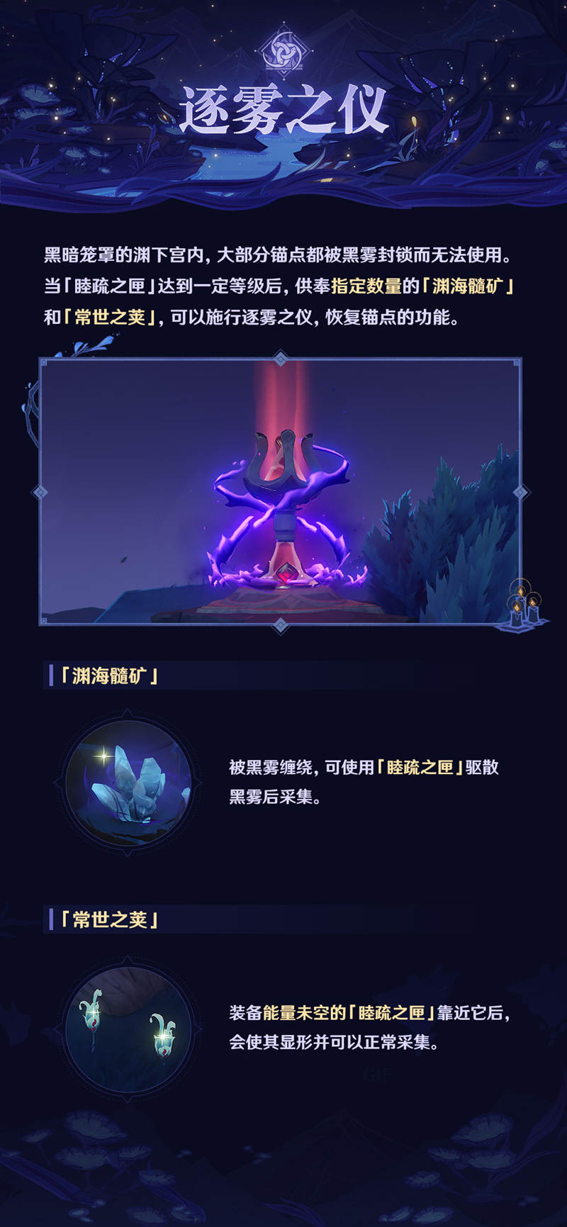 原神2.5：黑暗渊下宫「三界路飨祭」玩法说明