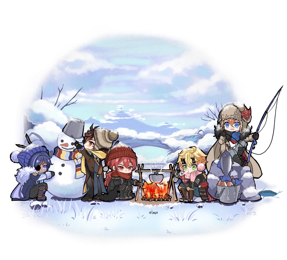 插画美图#早安原神【220217】