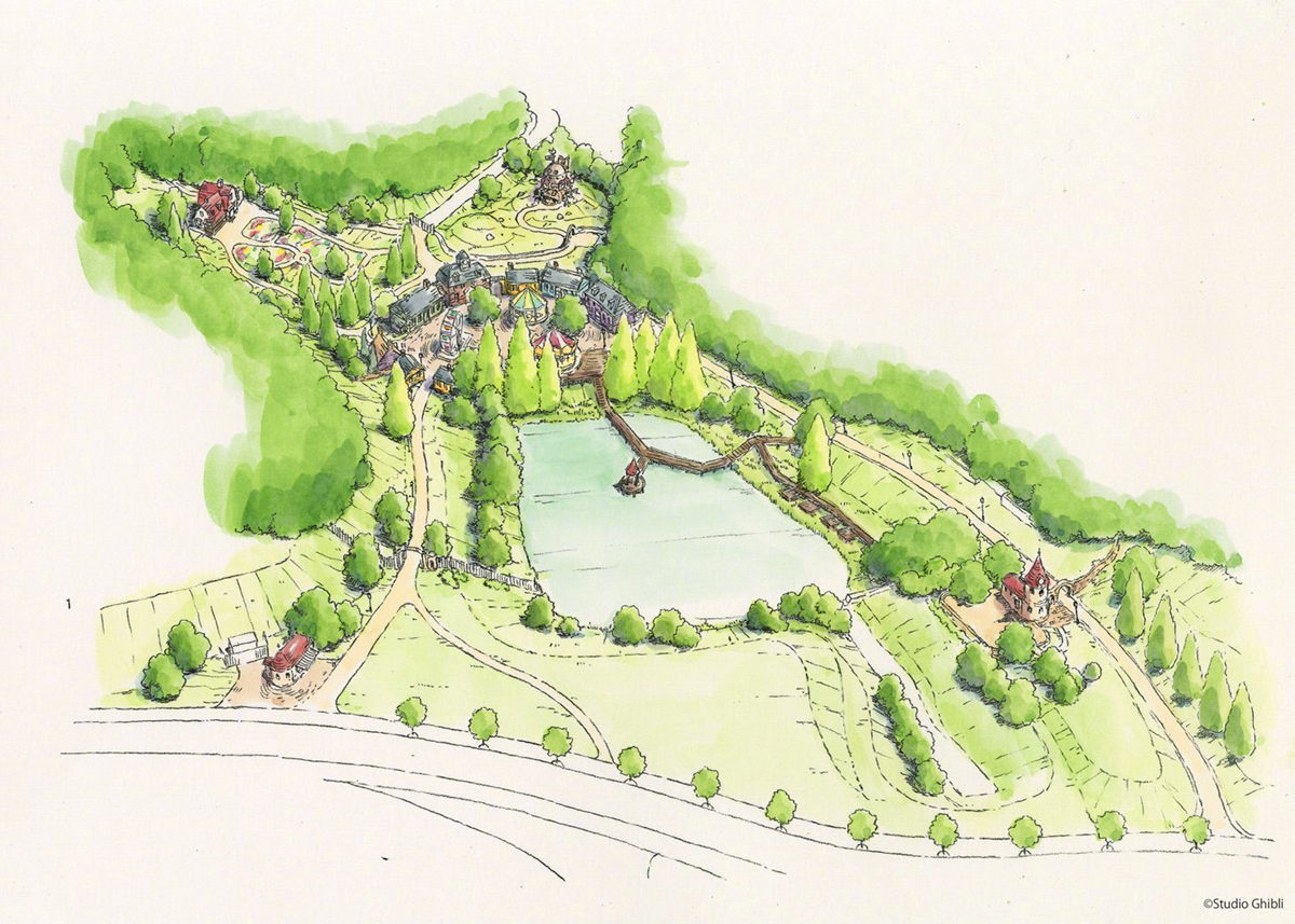 日本爱知县【吉卜力公园】新实景图公布：哈尔的移动城堡