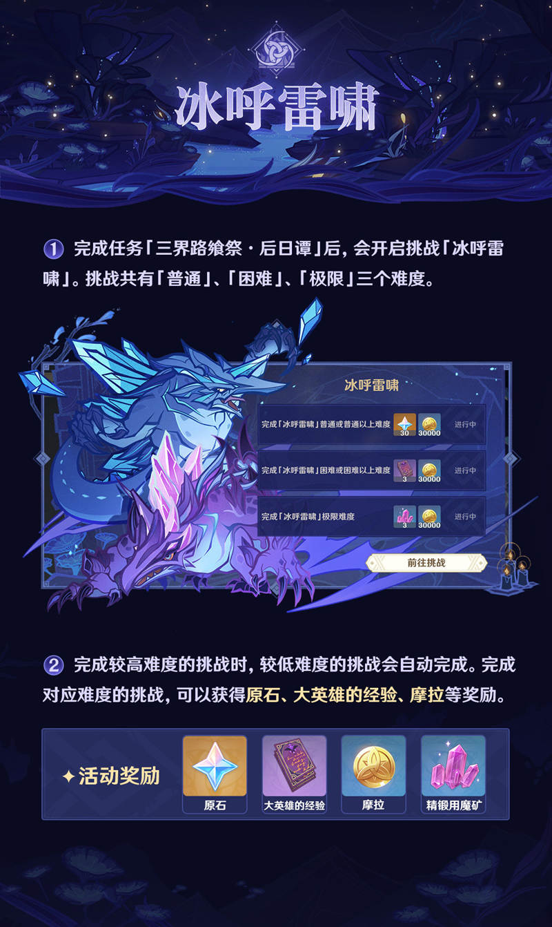 原神2.5：黑暗渊下宫「三界路飨祭」玩法说明