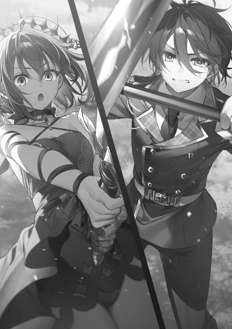 轻小说《圣剑学院的魔剑使》第9卷插图 ​​​