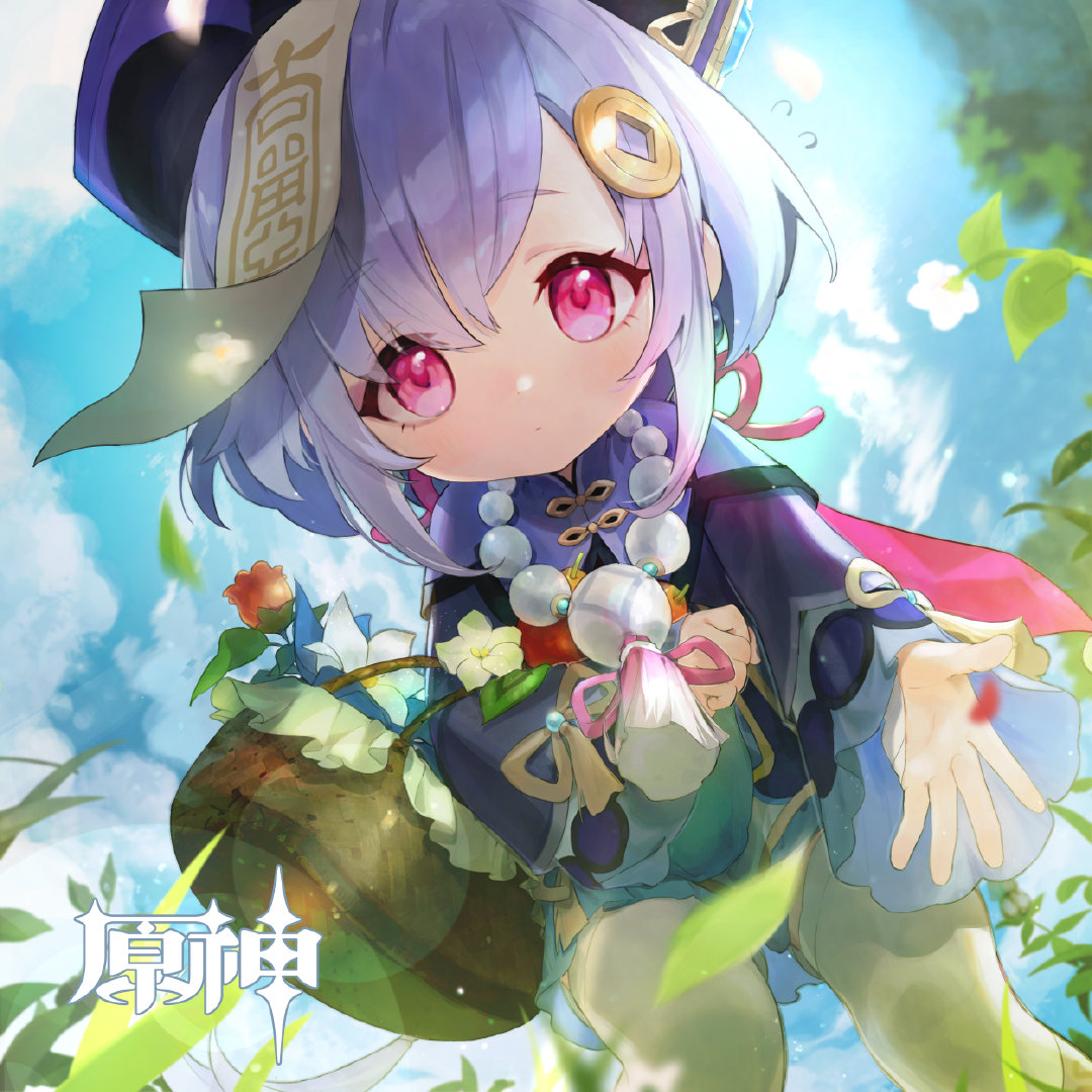 原神：“七七” 生日快乐 官方贺图