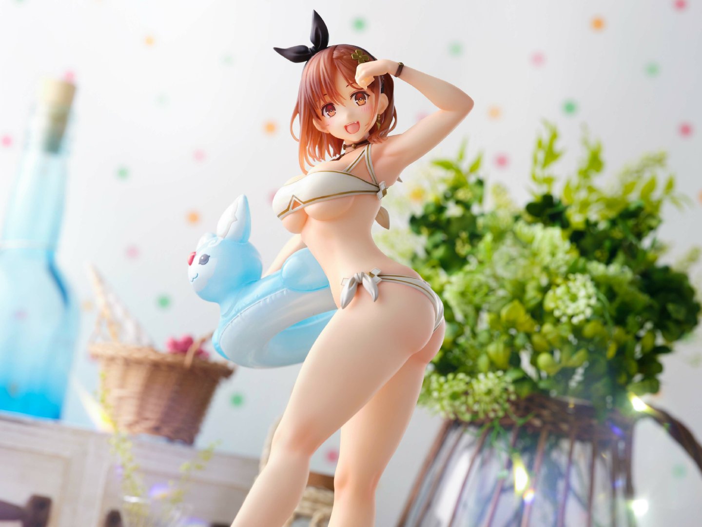 手办模型：spiritale《莱莎的炼金工房2》白色泳装 ver. 实拍新图