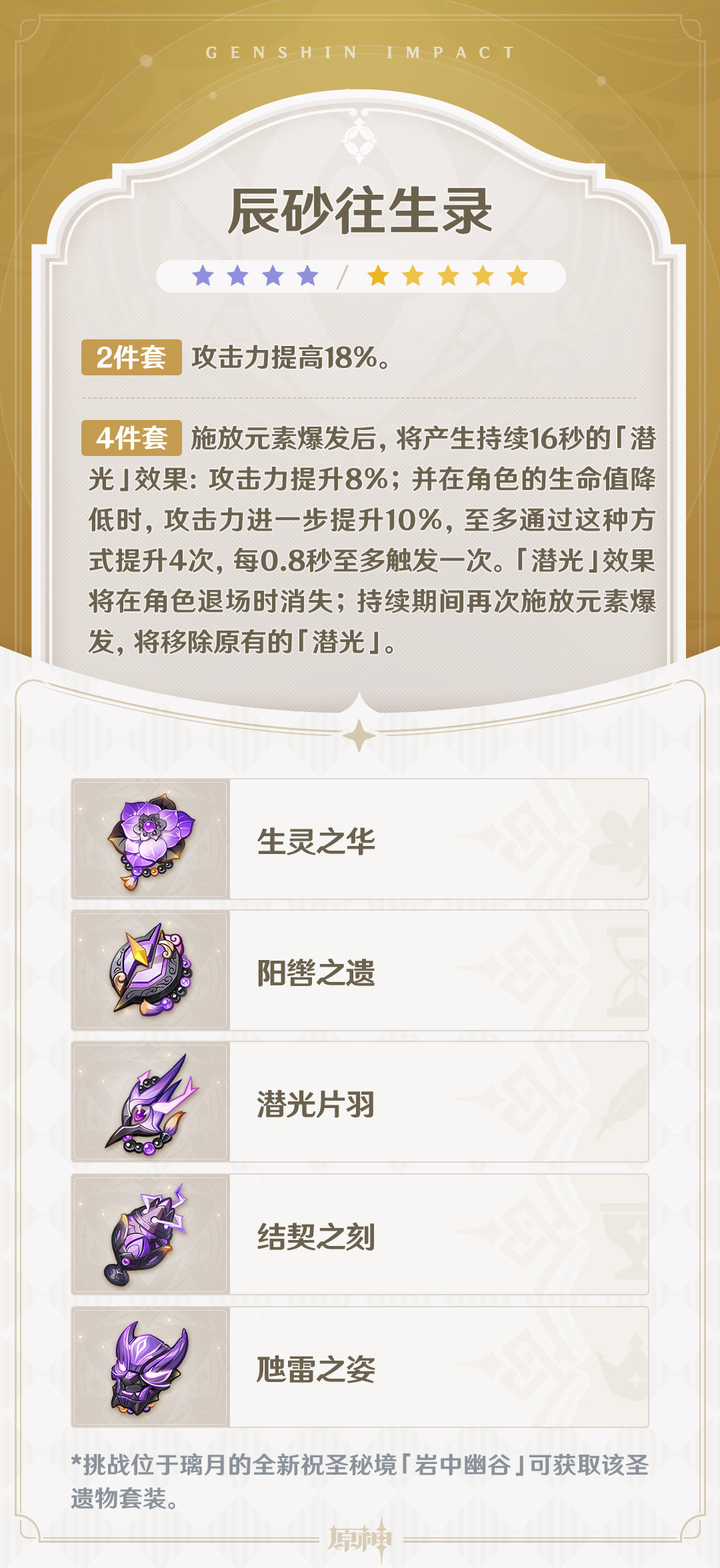 原神2.6：新装备一览【绫人专武&圣遗物、魈专属圣遗物】