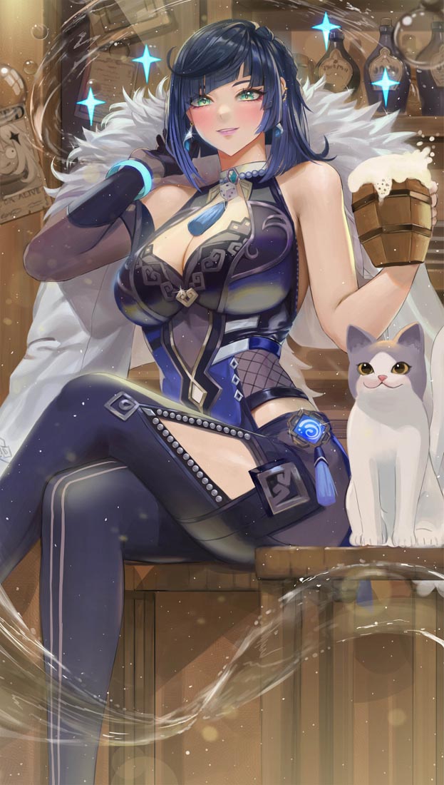 原神夜兰同人图#午安XmanTV【220416】