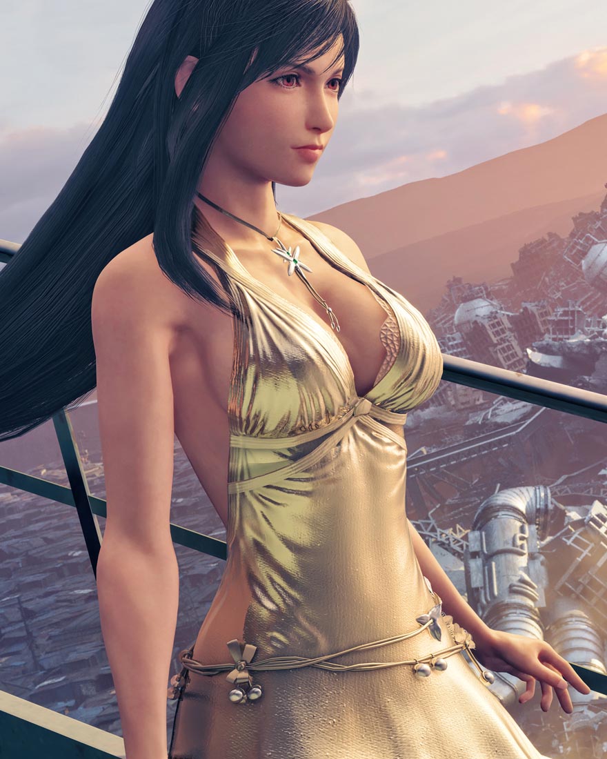 《最终幻想7 重制版》蒂法MOD图