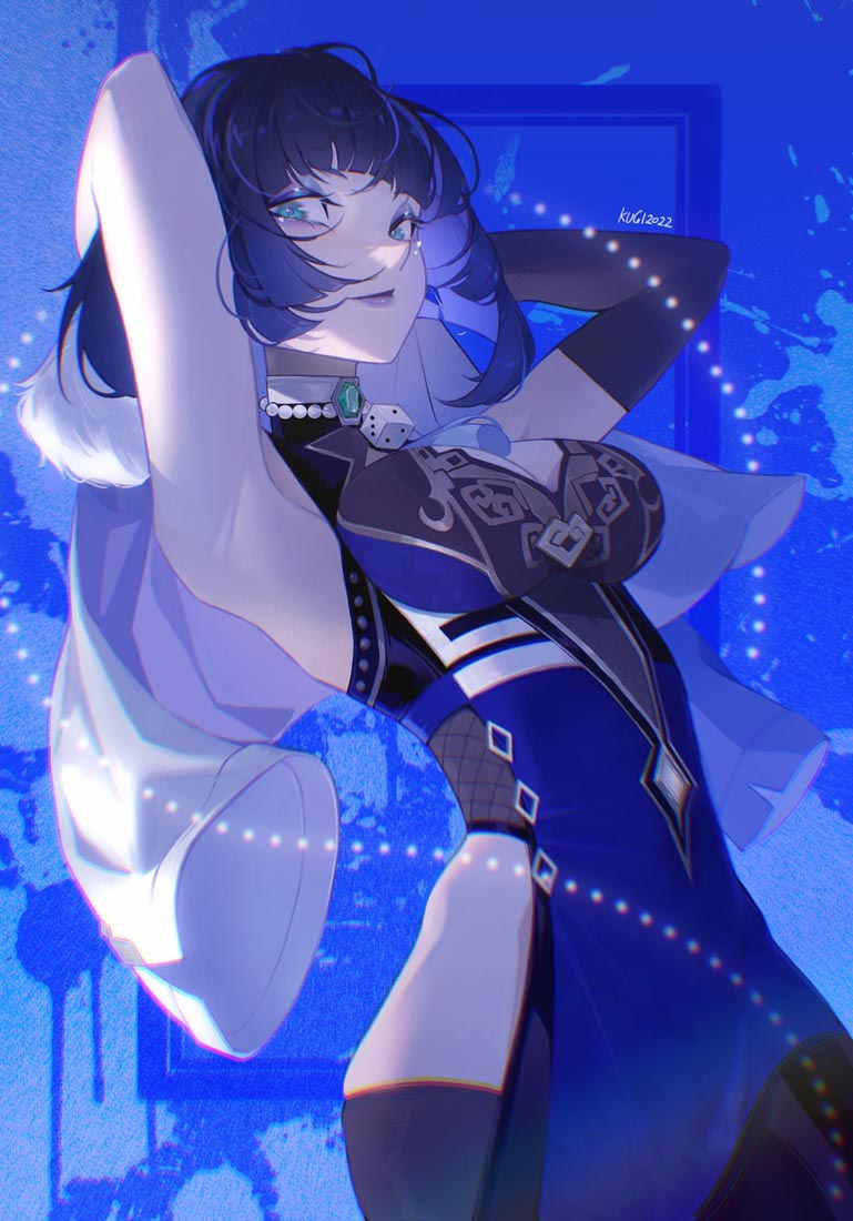 原神夜兰同人图#午安XmanTV【220416】