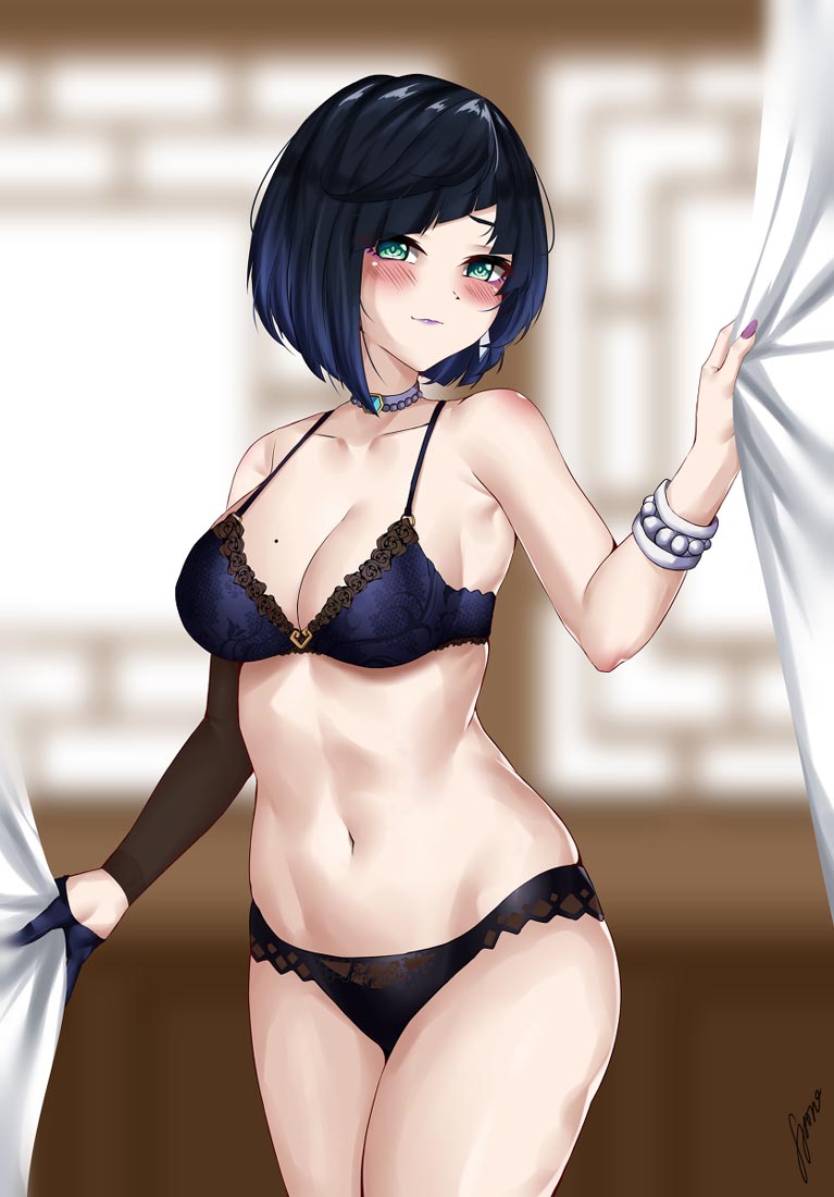 原神夜兰同人图#晚安XmanTV【220416】