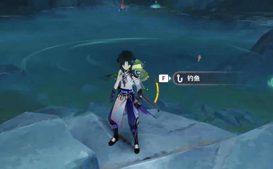 原神攻略：【层岩巨渊】钓鱼触发隐藏任务—水生环境调查