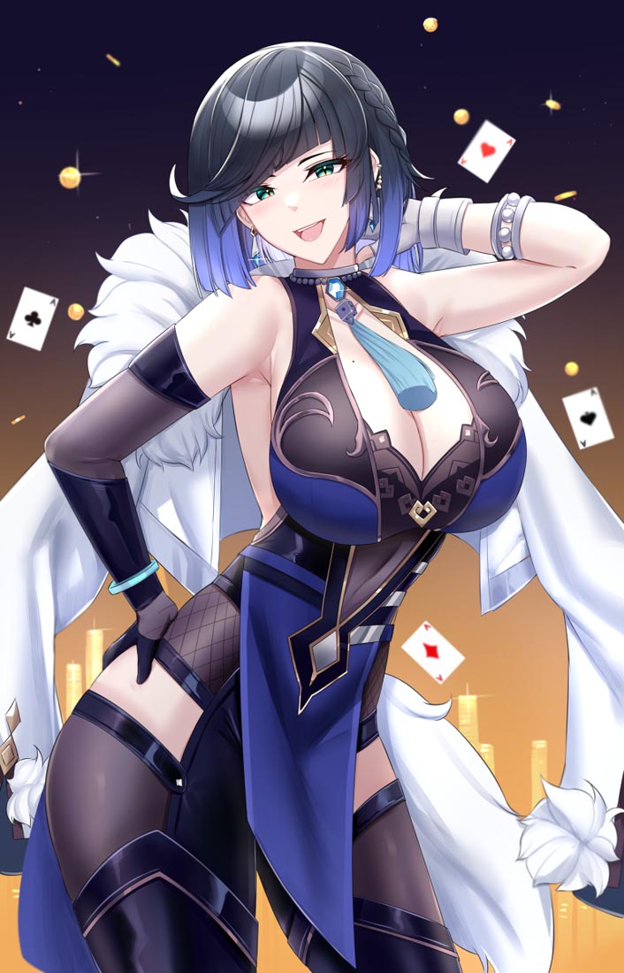 原神夜兰同人图#晚安XmanTV【220416】