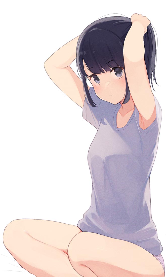 每日好图：二次元美少女内衣【 画师：ヒロき】