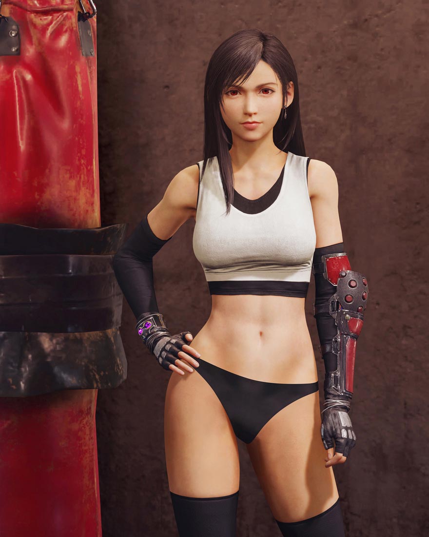 《最终幻想7 重制版》蒂法MOD图