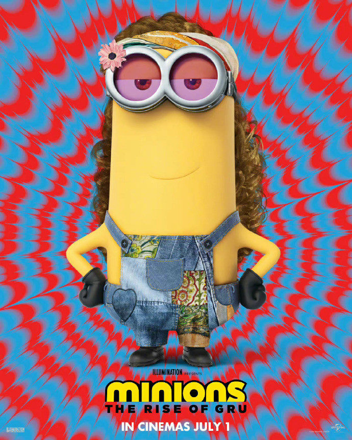 电影《小黄人大眼萌2：格鲁的崛起》角色海报公布