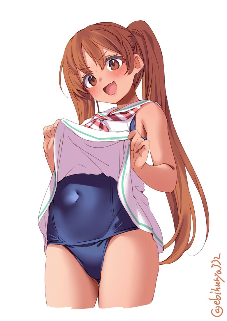 每日好图：肉感美少女【 画师：えびふりゃ】