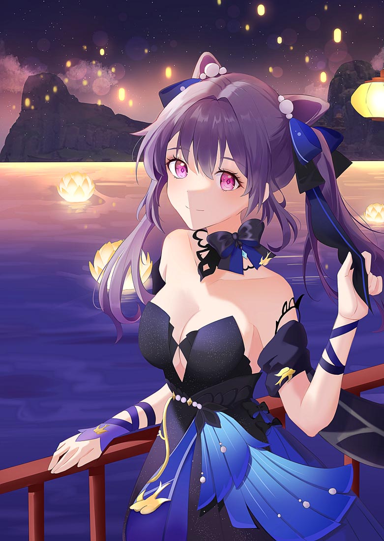 【原神同人图】#晚安【220517】