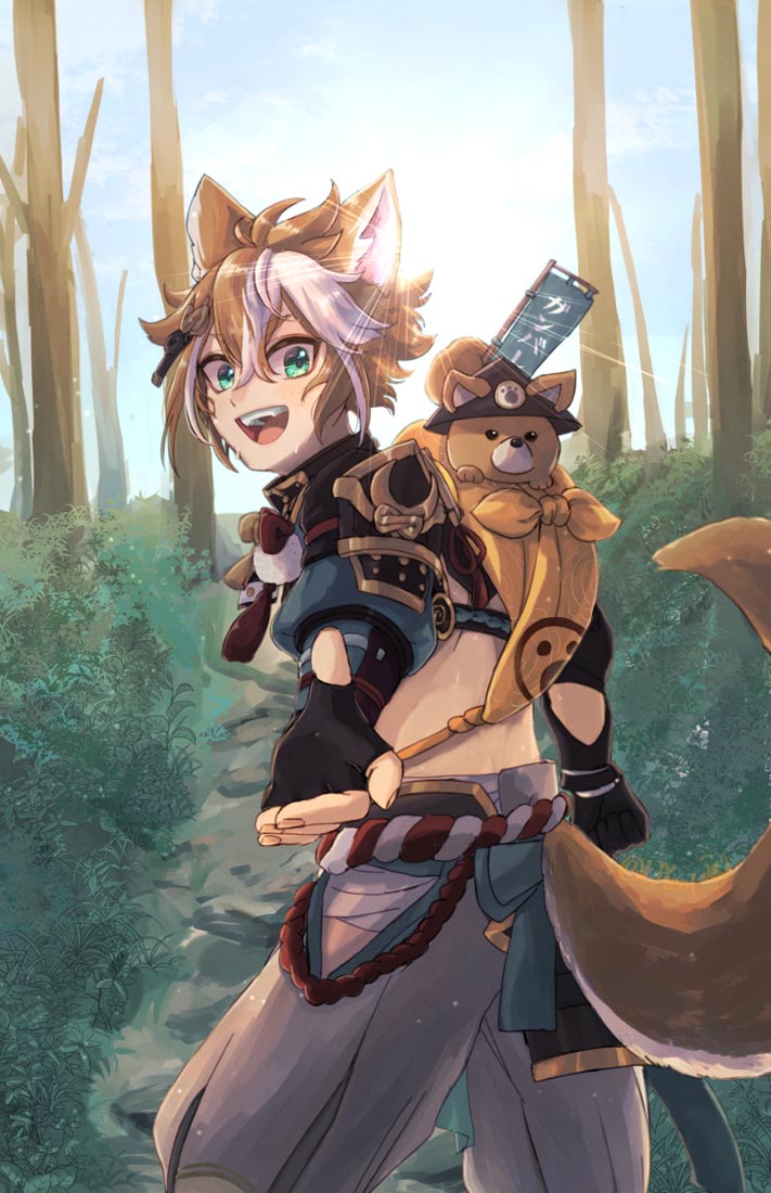 【晚安原神】#XmanTV同人图【220609】