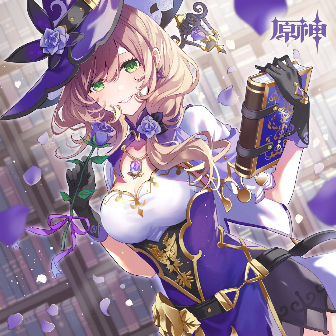 原神：“丽莎” 生日快乐 官方贺图