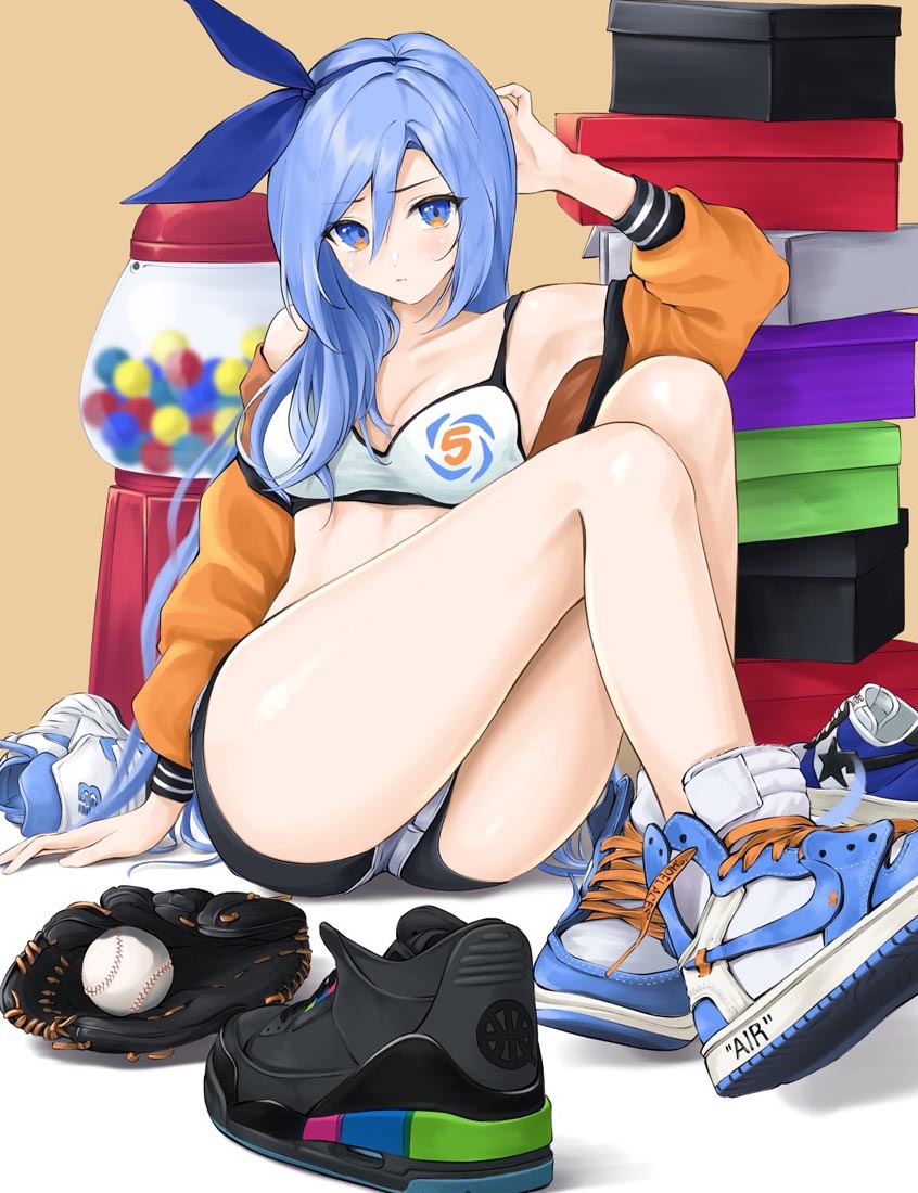 精美画集：蓝发女孩【画师：chaesu】