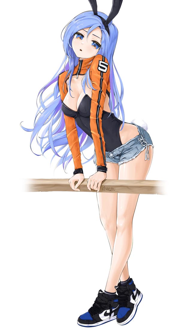 精美画集：蓝发女孩【画师：chaesu】