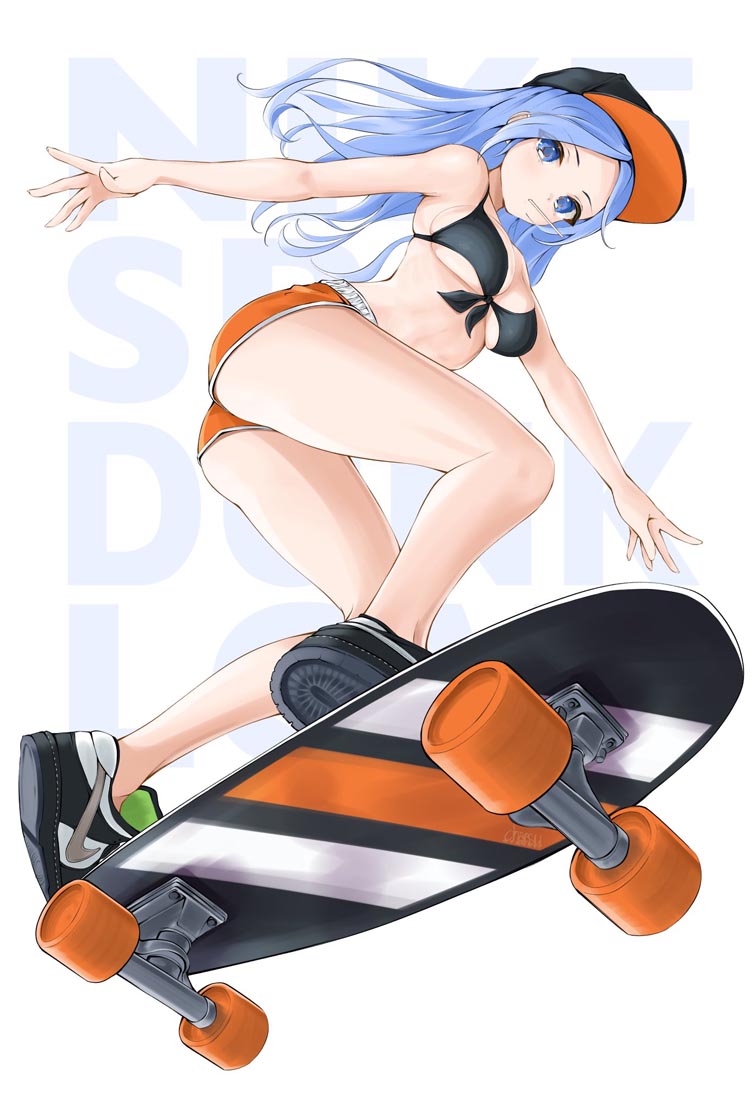 精美画集：蓝发女孩【画师：chaesu】