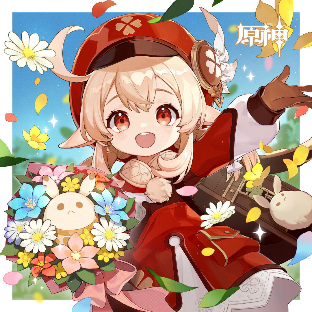 原神：“可莉” 生日快乐 官方贺图