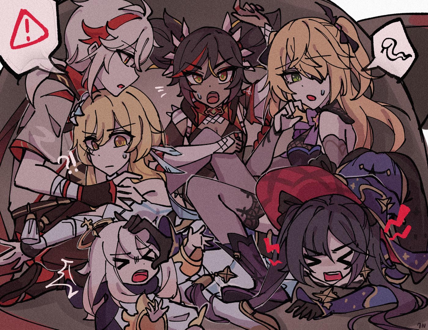 【原神Pixiv同人】#晚安Xman【220815】