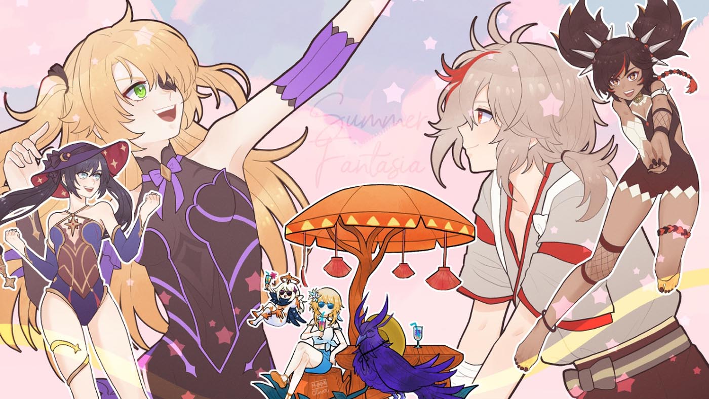 【原神P站同人】#午安【220816】